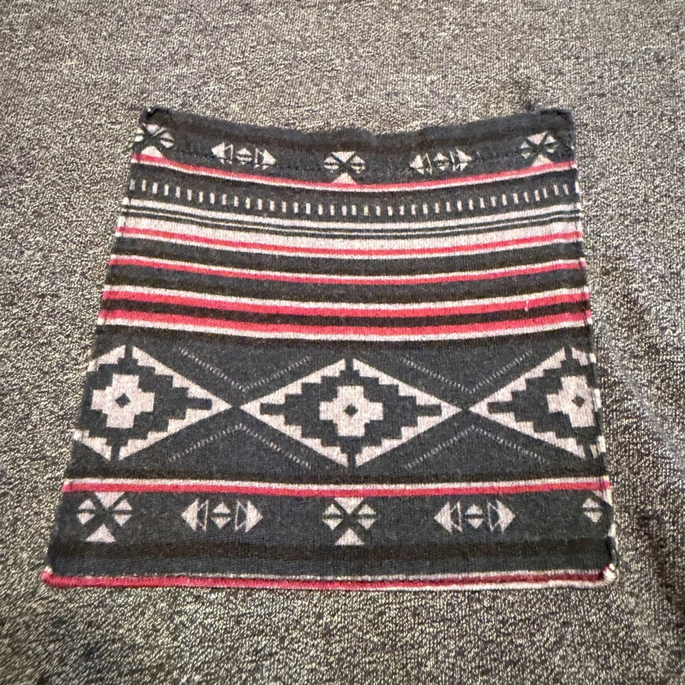 On The Byas Mens Large Heather Grey Southwestern Geometric Pocket T-Shirt - Picture 2 of 7